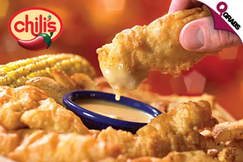From QR11, Crunch your way into a basket of bottomless Tostada Chips or a serving of Crispy Chicken Crispers at Chili's! (Up to QR49 Value)